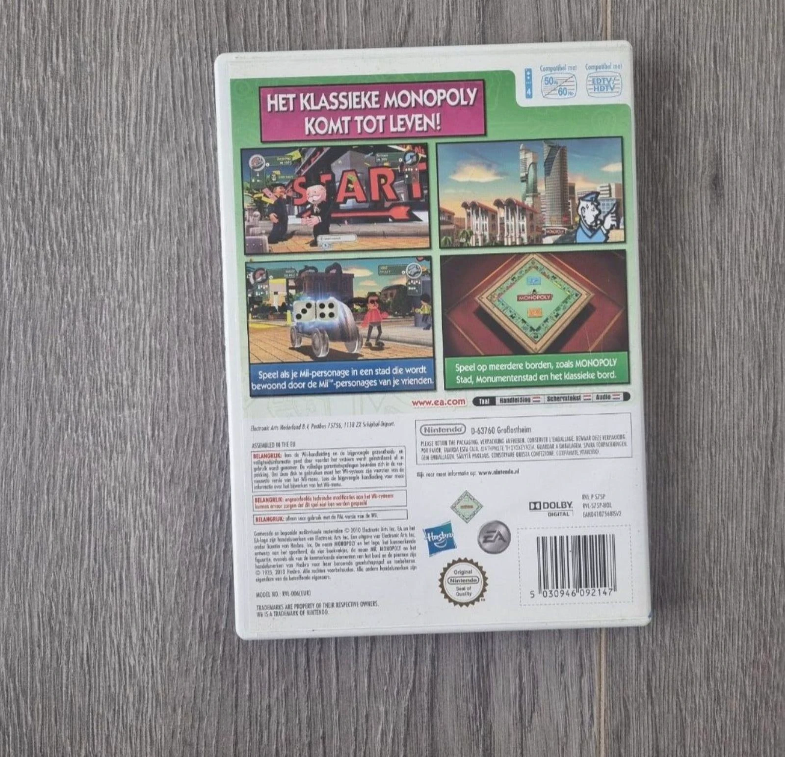Monopoly Streets Nintendo Wii game - compleet met boekje NL versie – photo 2